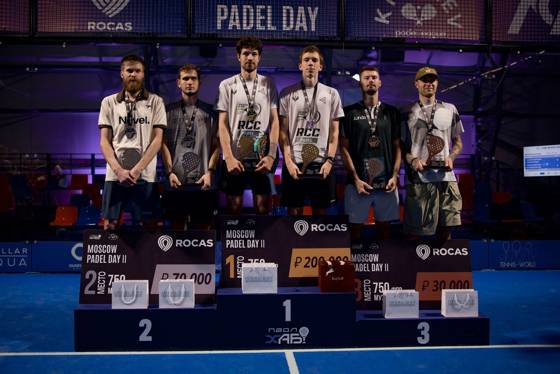 Moscow Padel Day II, июнь: награждение, категория ФПР 750