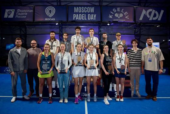 Moscow Padel Day II, июнь: награждение победителей